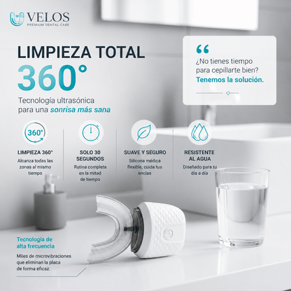VELOS™: limpieza oral 360°