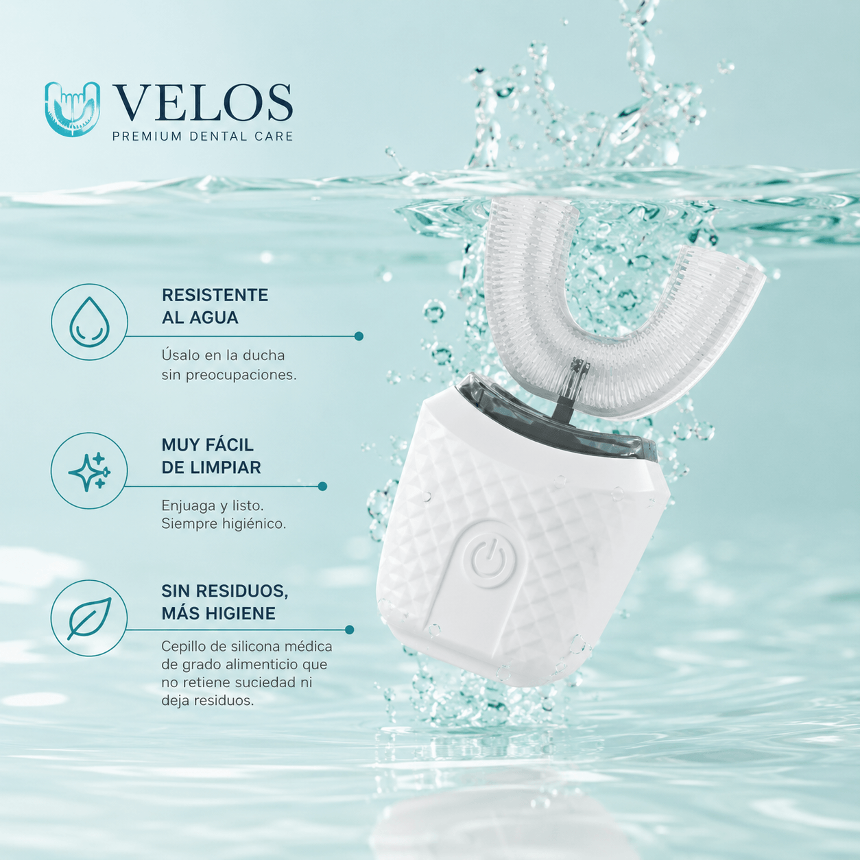 VELOS™: limpieza oral 360°