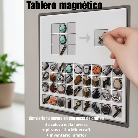 Convierte tu nevera en una mesa de crafteo real 🧲